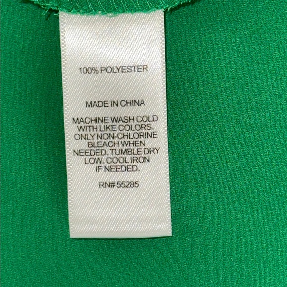 Express Vibrant Green Button-Down Shirt Size S/P. - Picture 14 of 16